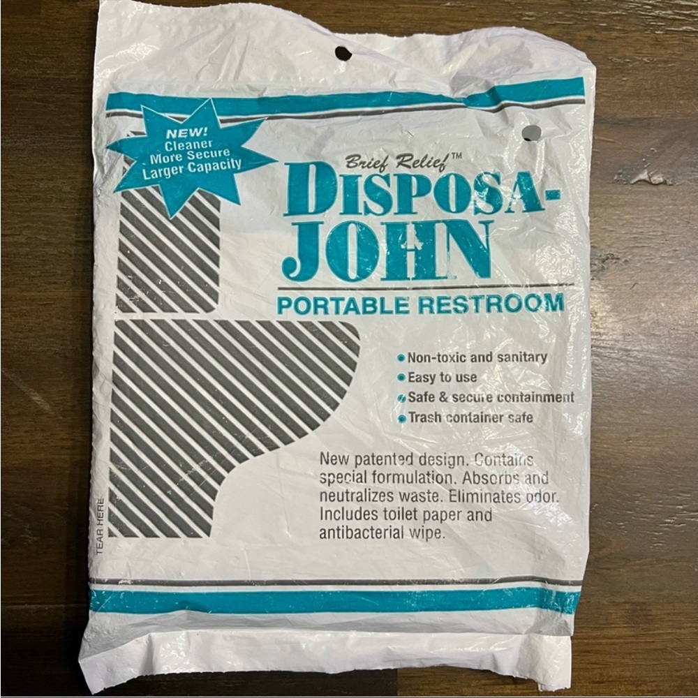 ✅ 🎁GAG GIFT🎁Dispos-a-John portable restroom